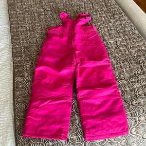 Cat & Jack snow bib, Hot pink, 4T, NWOT